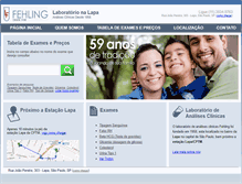 Tablet Screenshot of fehling.com.br